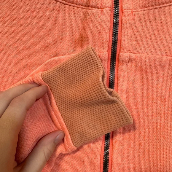 Lululemon Peach Full Zip On the Daily Hoodie Size 4 - Picture 7 of 9